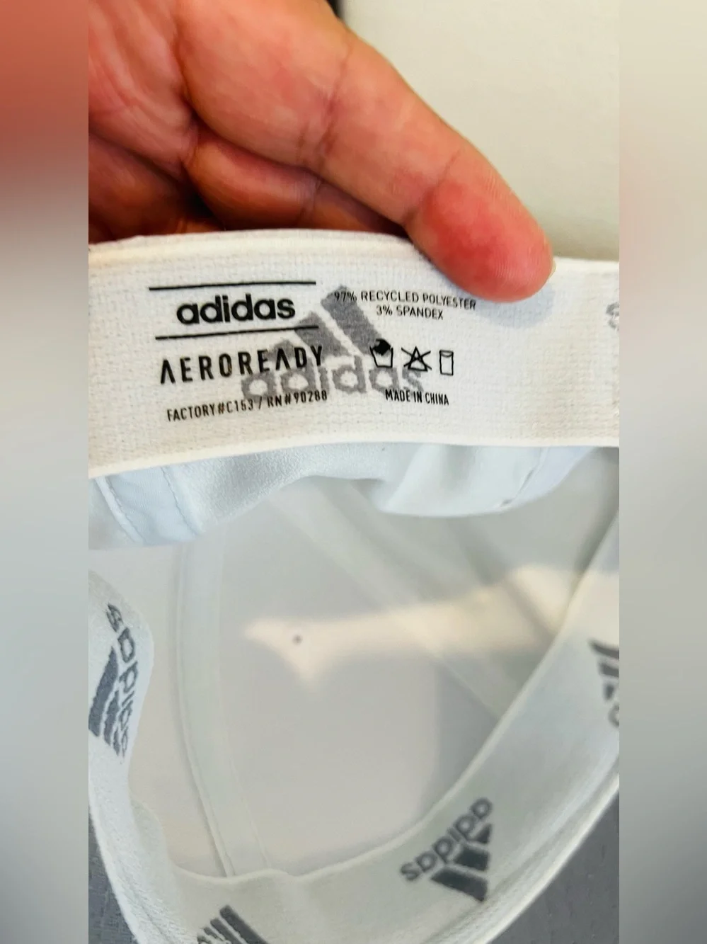 adidas White AEROREADY Performance Baseball Cap one size